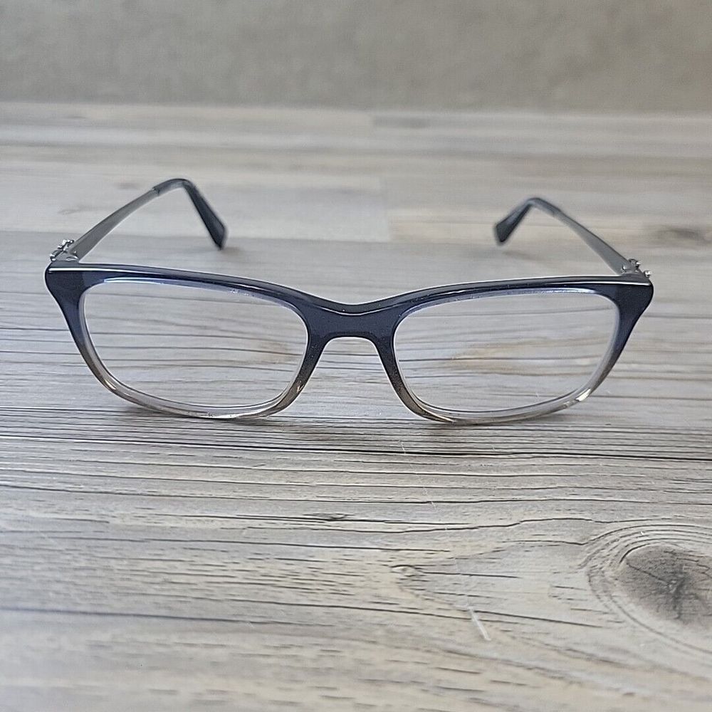 Coach HC 6110 5489 Denim Taupe Glitter Gradient Eyeglasses FRAMES ONLY 50-16-140